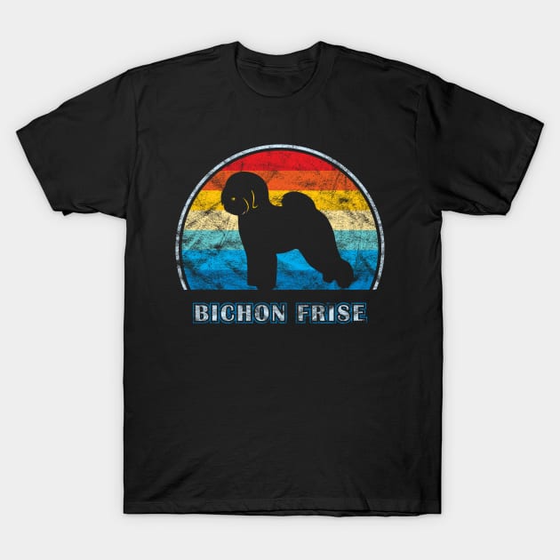 Bichon Frise Vintage Design Dog T-Shirt by millersye